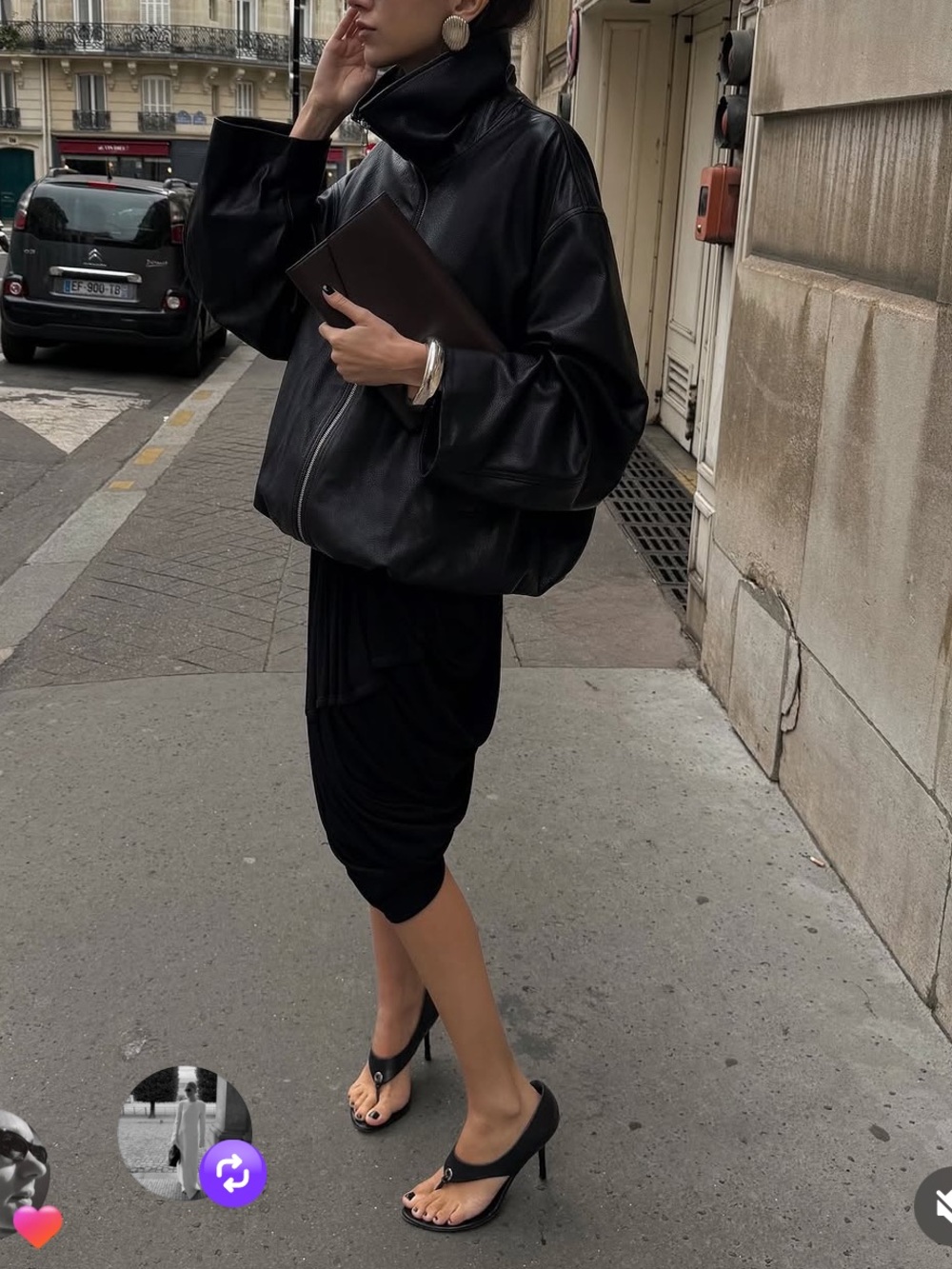 Nour Hammour Leather Jacket